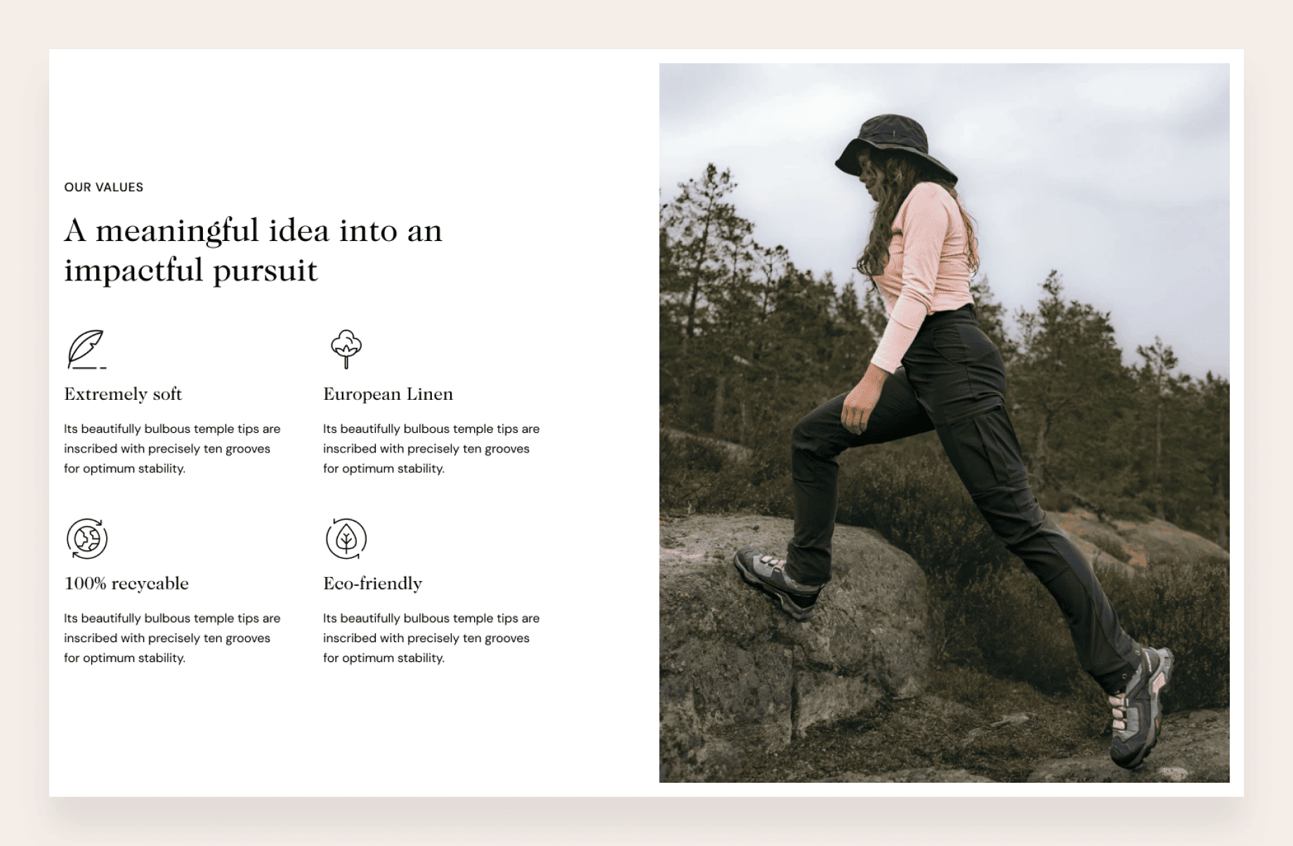 Image with Text columns