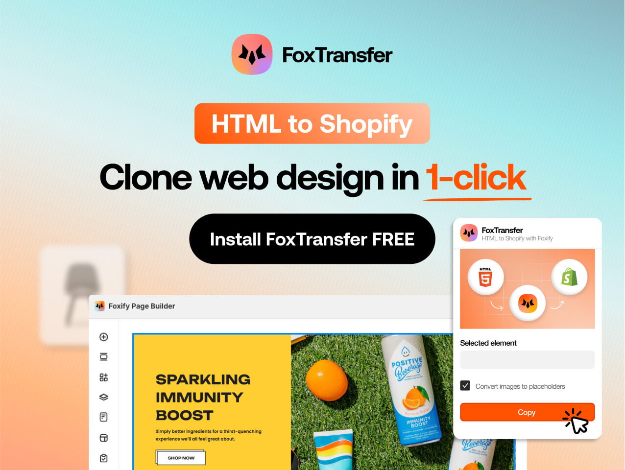 Introduce FoxTransfer: HTML to Shopify