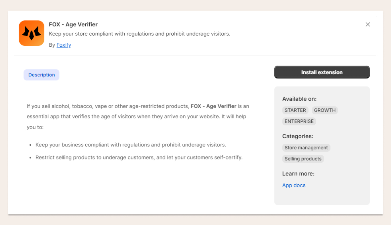 Age verifier