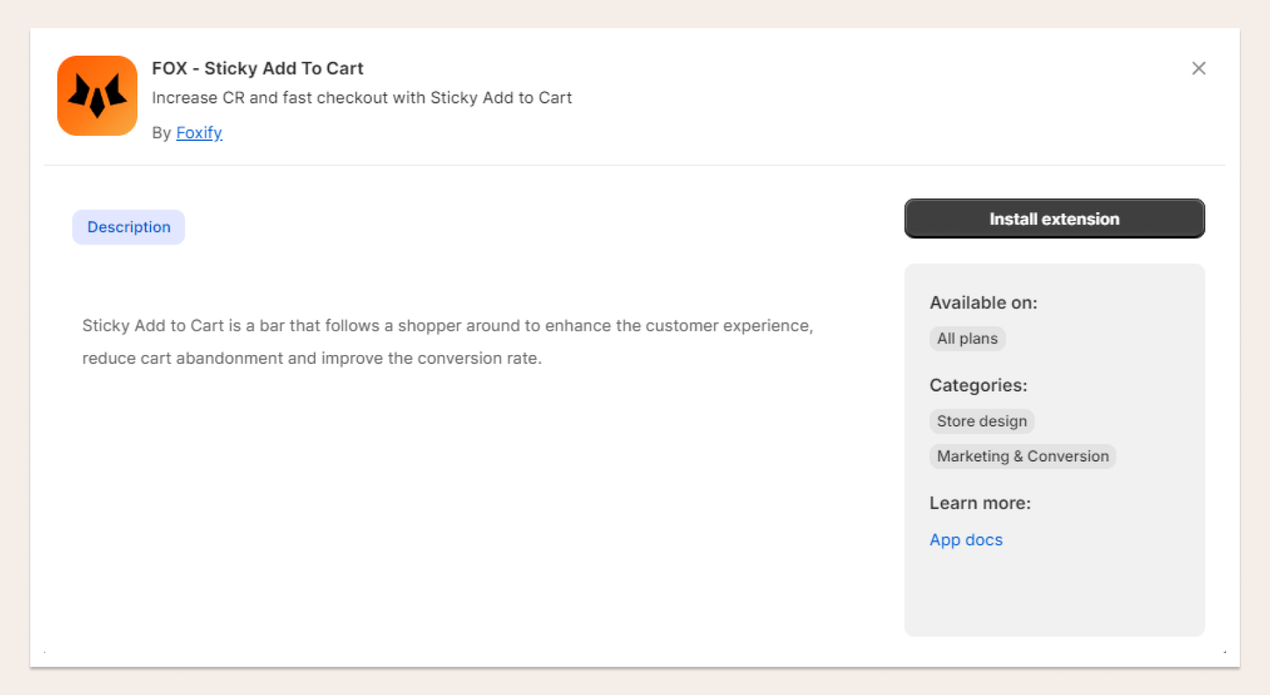 Sticky Add to Cart