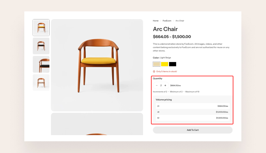 Quantity Rules & Volume Pricing