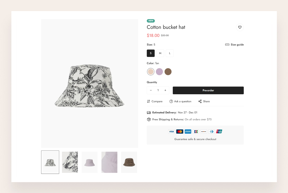Pre-order
